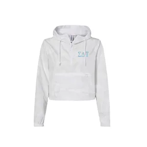 Sigma Delta Tau Crop Windbreaker