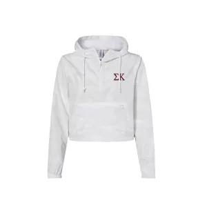 Sigma Kappa Crop Windbreaker