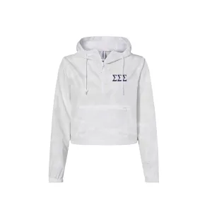 Sigma Sigma Sigma Crop Windbreaker