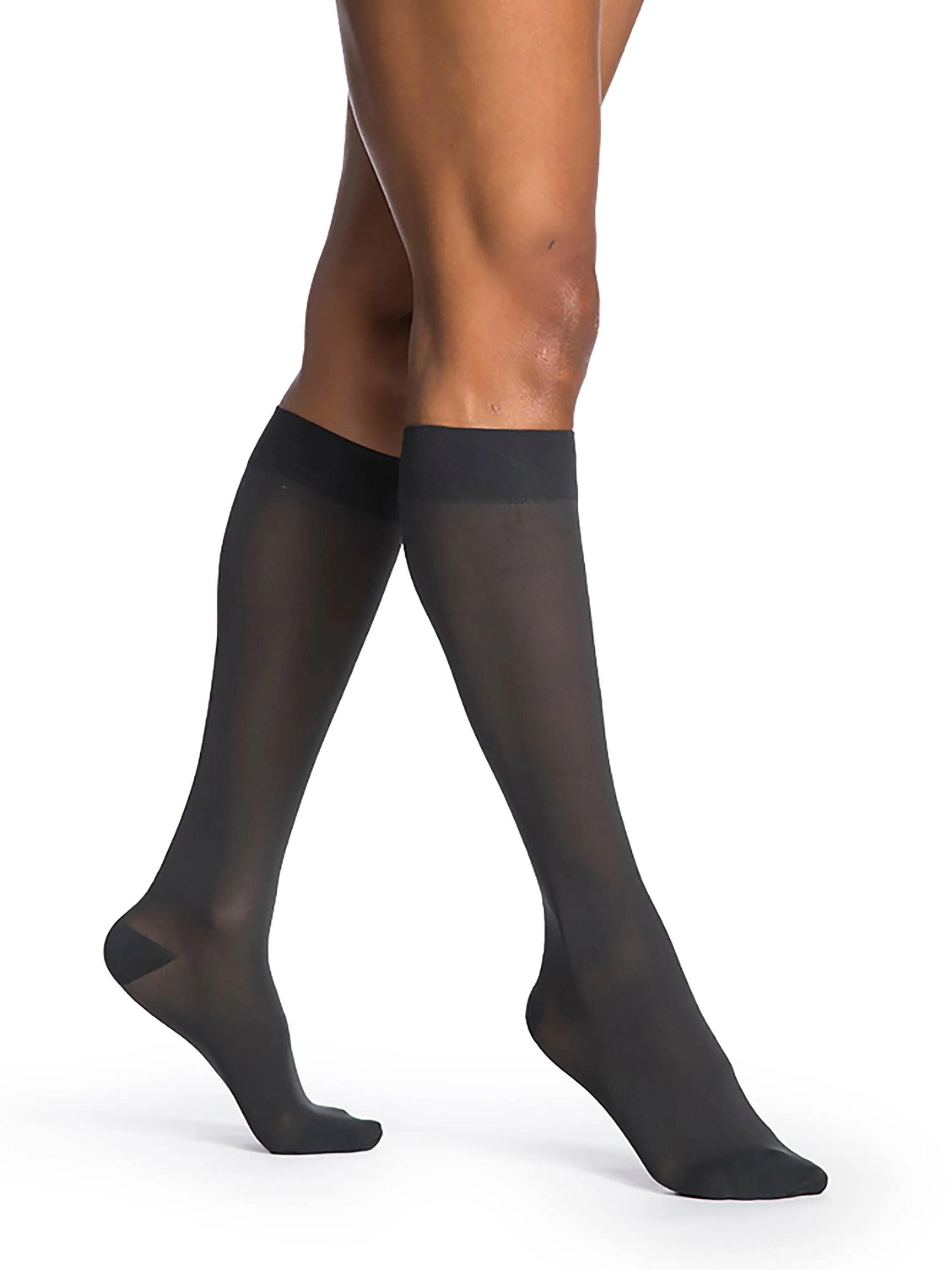 Sigvaris Medium Sheer (Formerly 750 Midsheer) Women's Knee High  20-30mmHg-Closed Toe