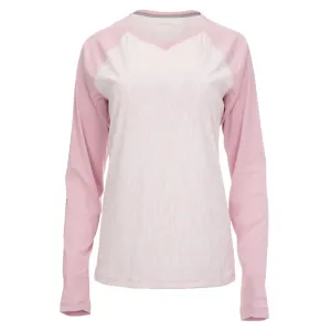 Simms Womens Solarflex Crew - Lily Pad Cloud Pink