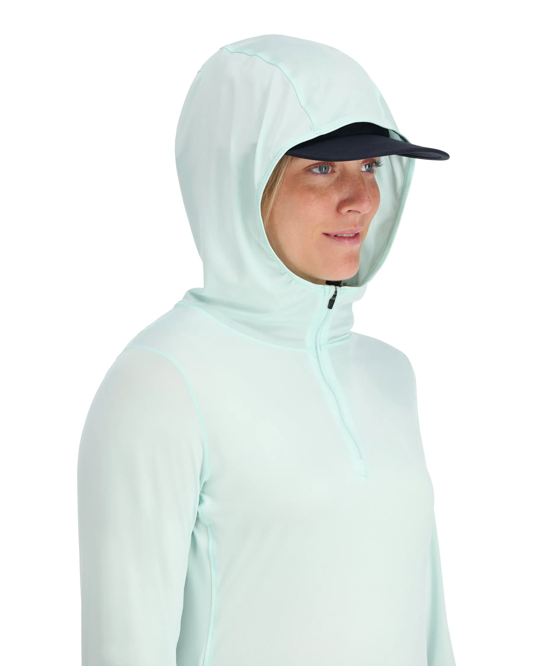 Simms W's Solarflex 1/4 Zip Hoody
