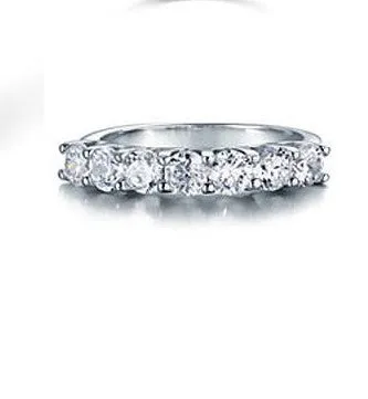 Simulated Diamond 7 Stone Ring