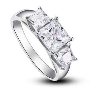 Simulated Diamond Trilogy Ring