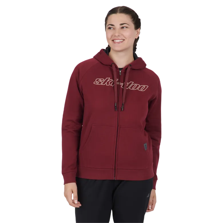 Ski-Doo Women's Signature Zip-Up Hoodie - 2025