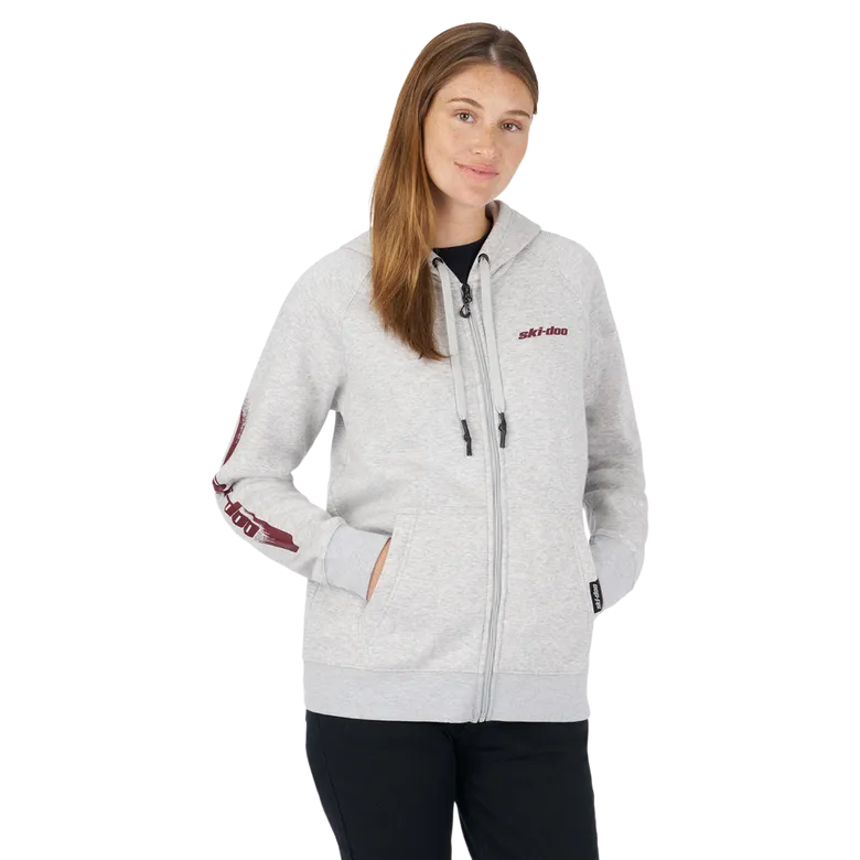 Ski-Doo Women's Signature Zip-Up Hoodie - 2025