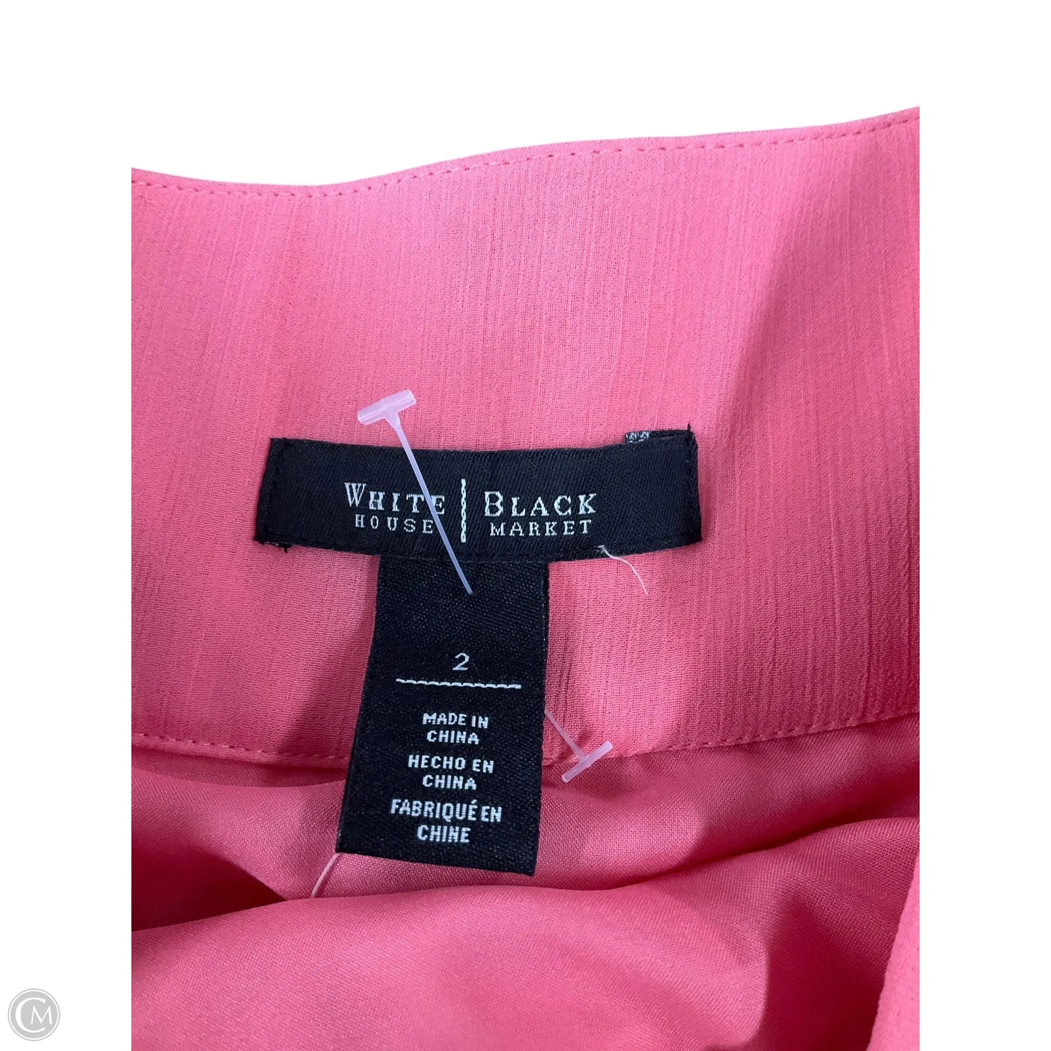 Skirt Midi By White House Black Market In Peach, Size: 2