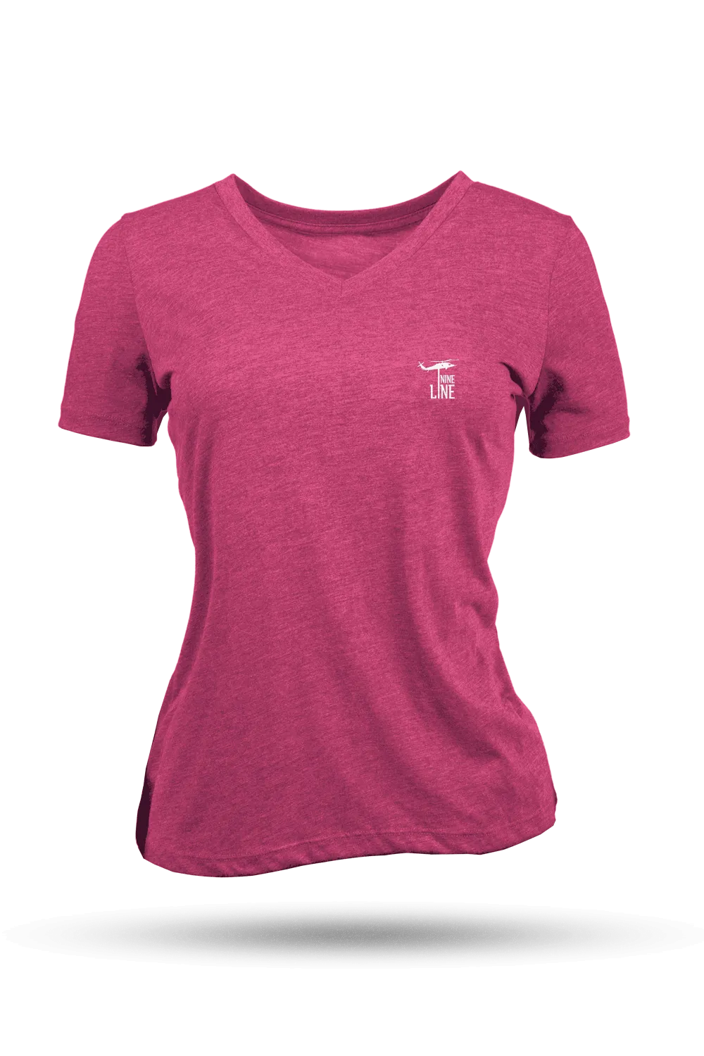 Small Dropline Logo - Women's Relaxed Fit V-Neck Shirt - Casual Edition