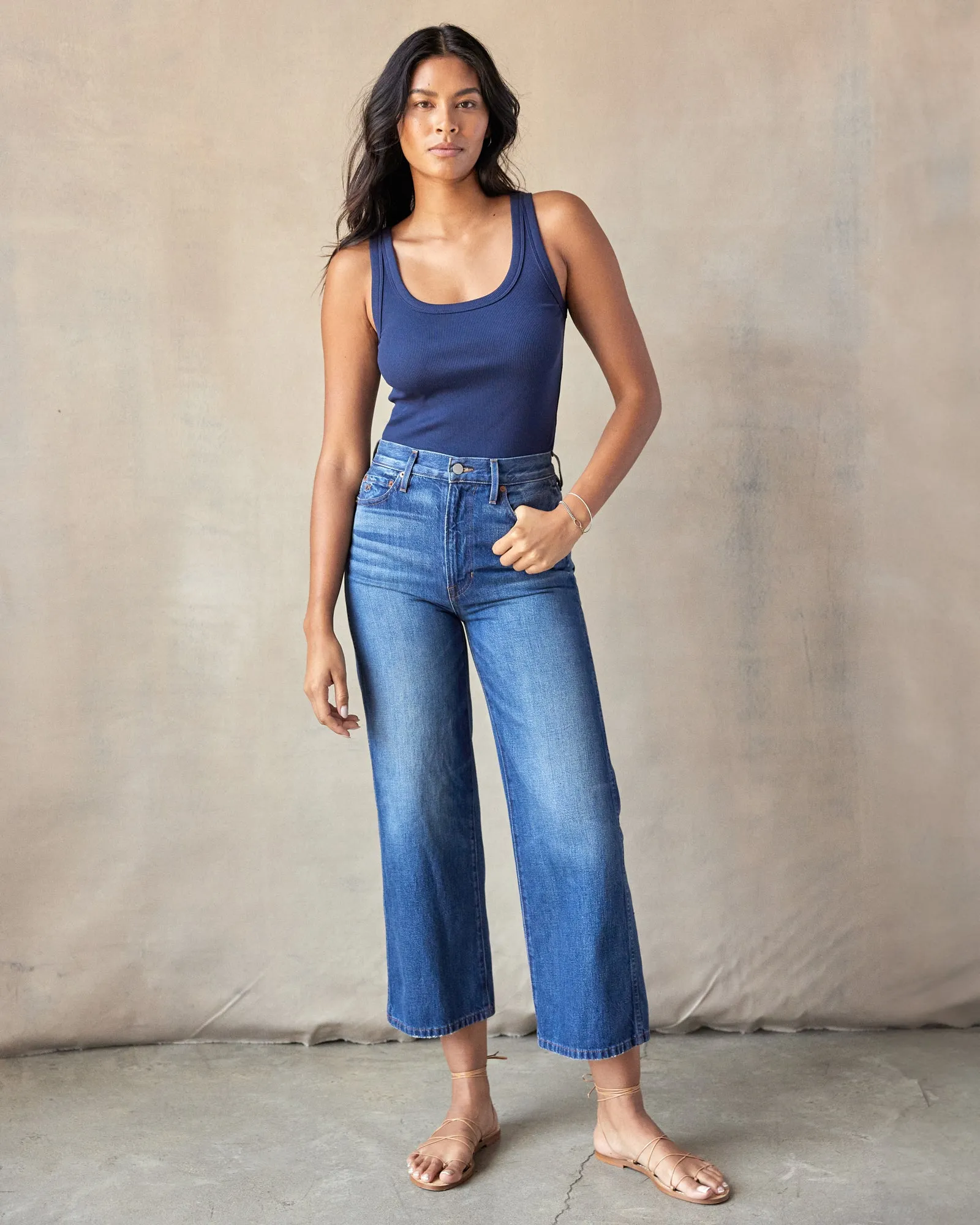 Sojourn Ribbed Tank - FINAL SALE