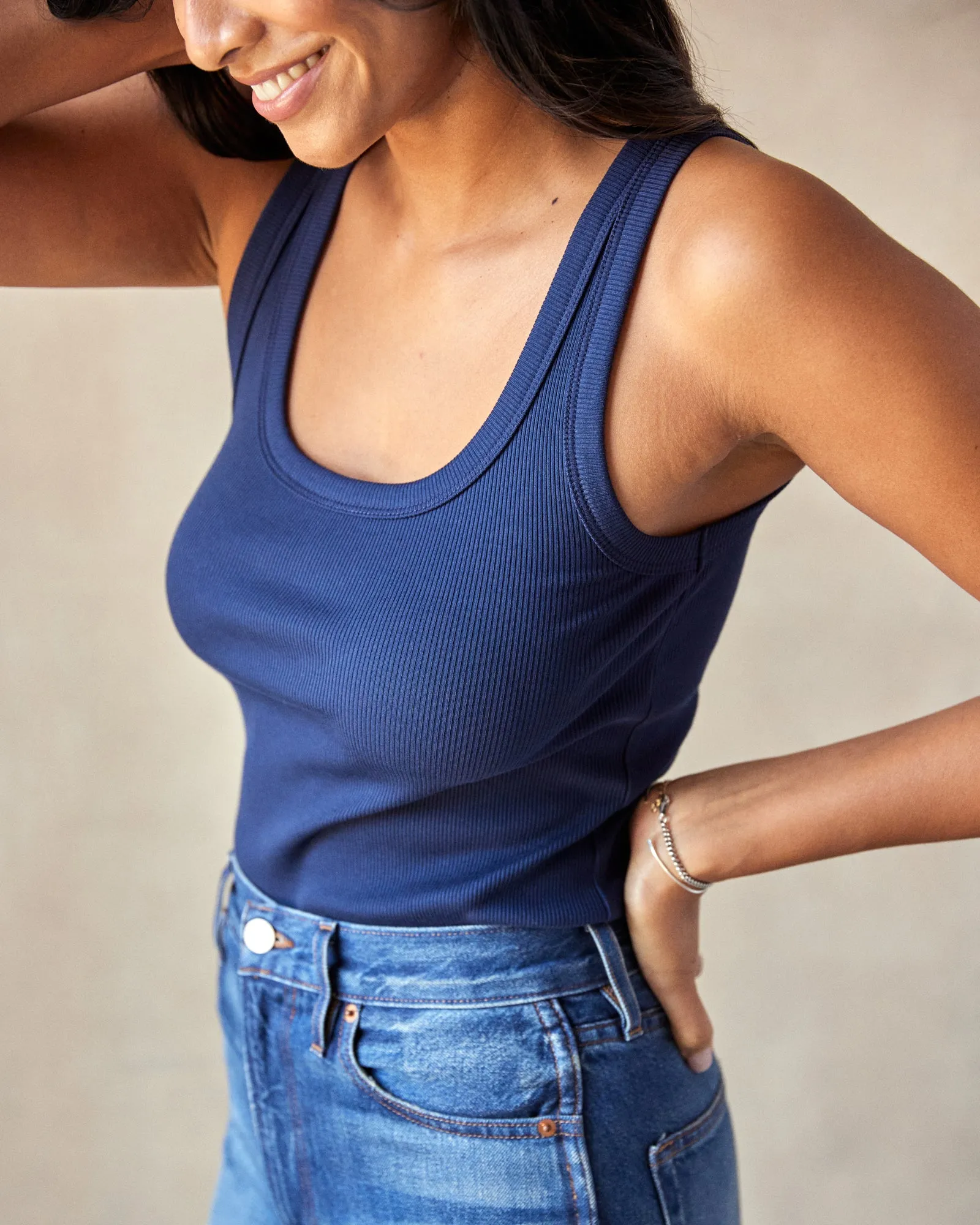 Sojourn Ribbed Tank - FINAL SALE