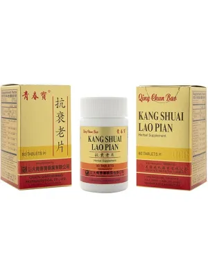 Solstice, Qing Chun Bao, Kang Shuai Lao Pian, 80 tablets