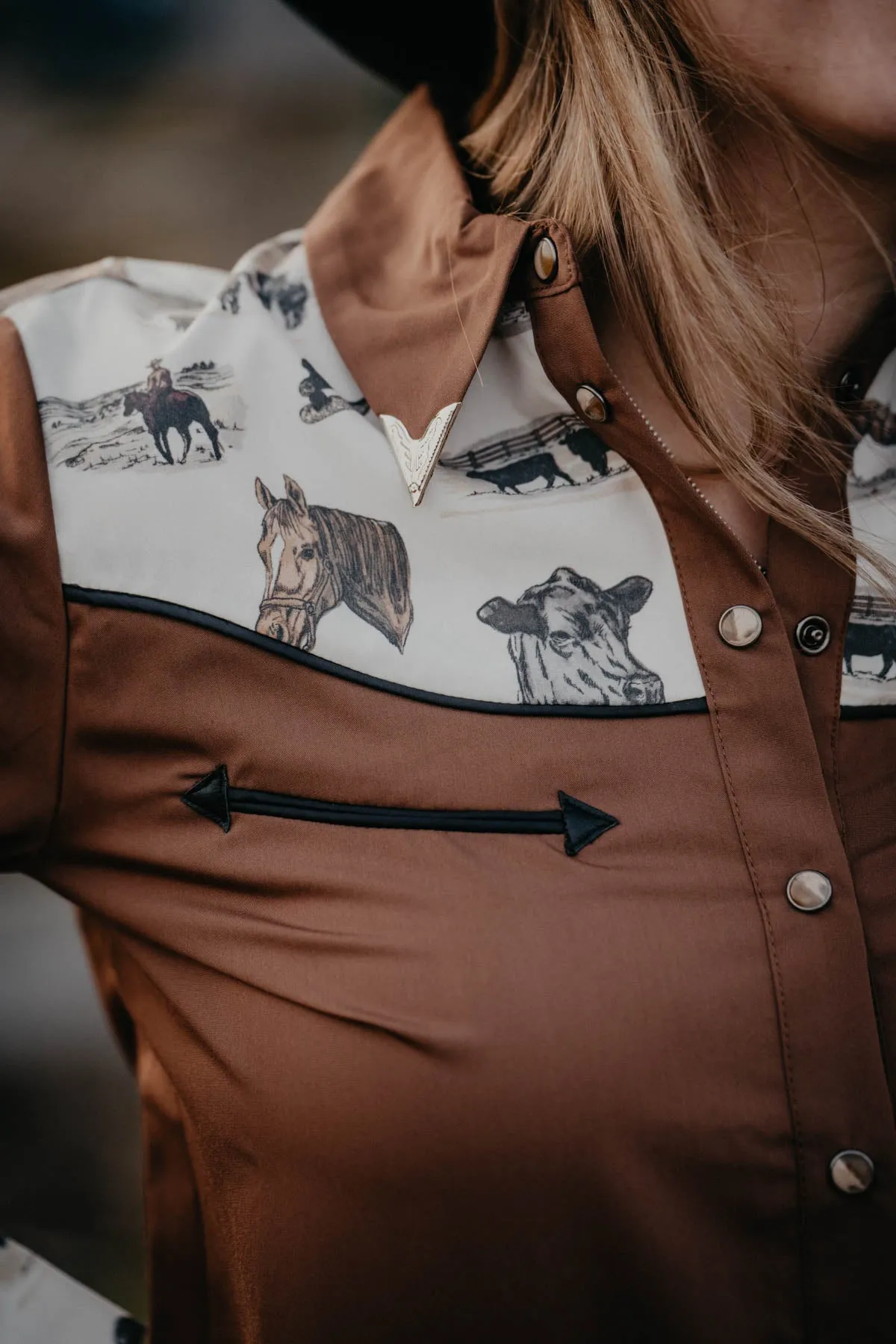 'Sorrel Creek' CC Exclusive Pearl Snap (XS - XXL)