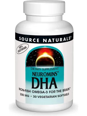 Source Naturals, DHA Neuromins® 200 mg, 30 vegetarian softgels