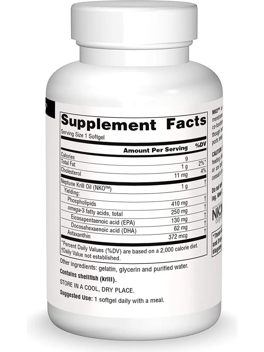 Source Naturals, NKO® Neptune Krill Oil 1000 mg, 90 softgels