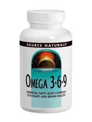 Source Naturals, Omega 3 6 9 Essential Fatty Acid Complex, 120 softgels