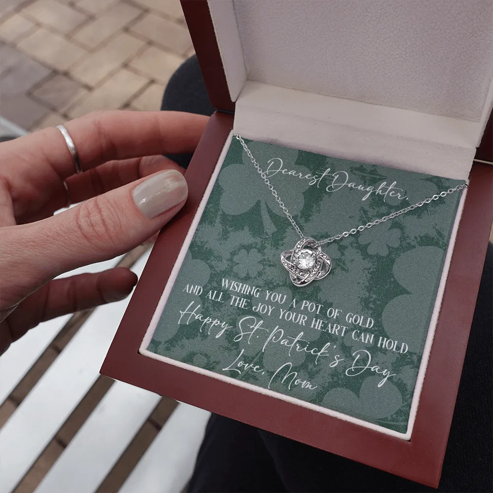 St. Patrick's Day Gift For Daughter From Mom-Lucky Necklace