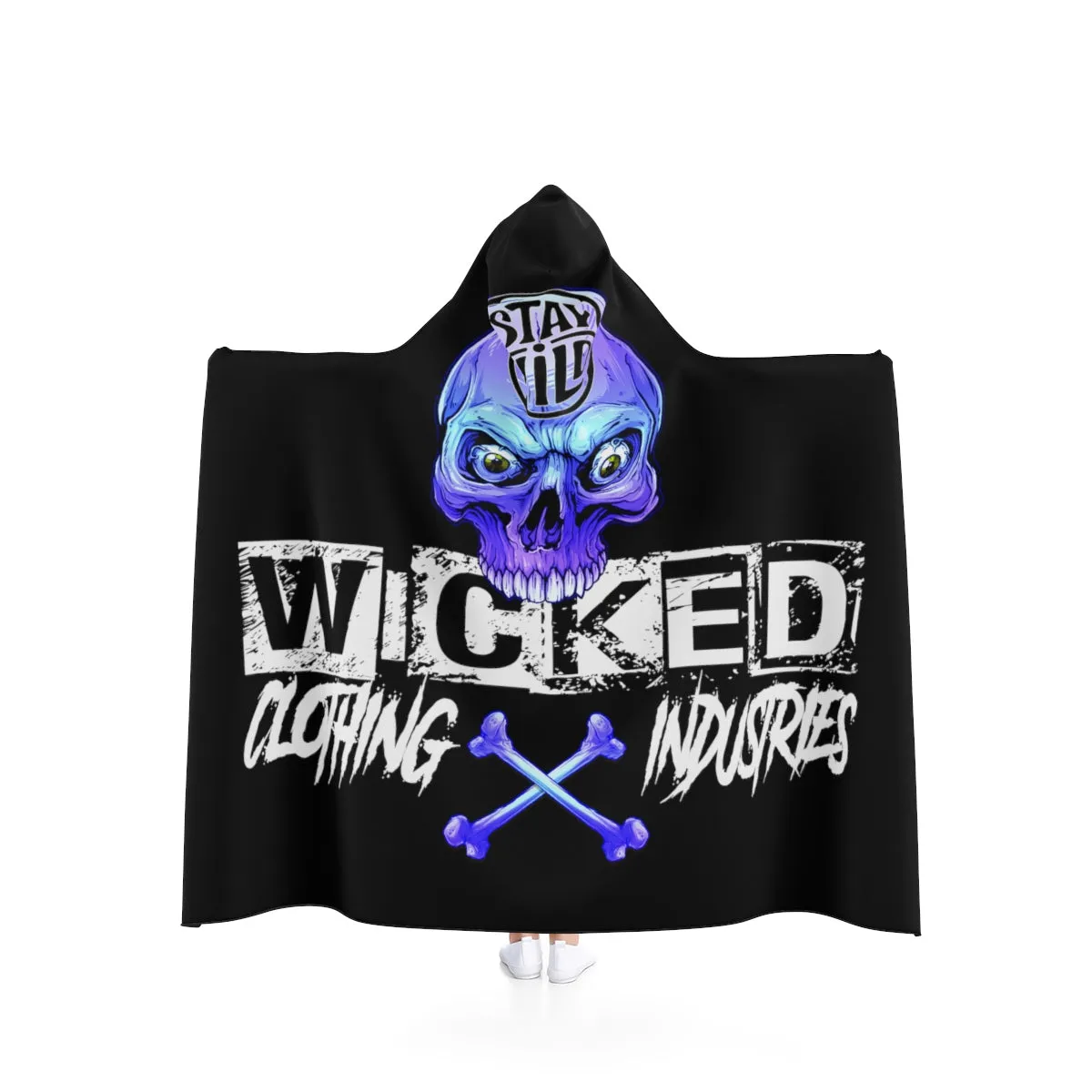 Stay Wild / Skully 1 /Hooded Blanket