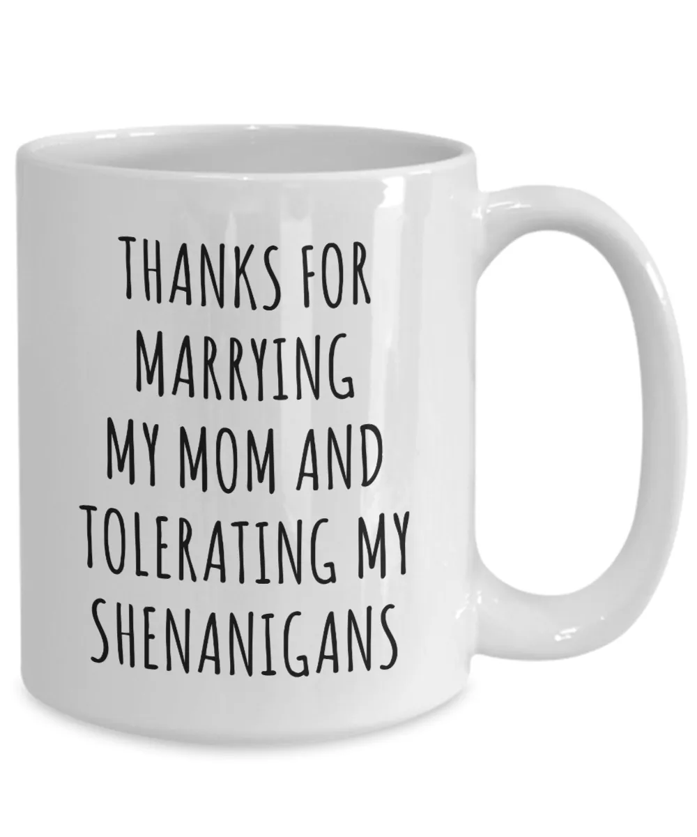 Step Dad Gift, Stepdad Gift, Stepdad Gifts, Gift for Stepdad, Stepdad Mug, Stepdad Fathers Day, Tolerating My Shenanigans Coffee Cup