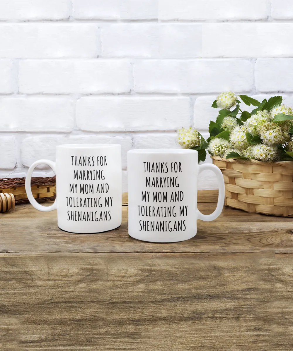 Step Dad Gift, Stepdad Gift, Stepdad Gifts, Gift for Stepdad, Stepdad Mug, Stepdad Fathers Day, Tolerating My Shenanigans Coffee Cup