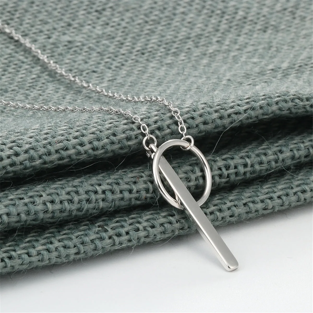 Sterling Silver Lariat Necklace