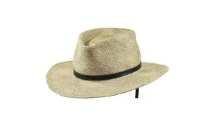 Straw Fedora Hat for Sale in Wheat
