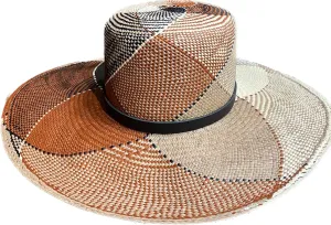 Straw Fedora Hat for Sale MultiColor Weave