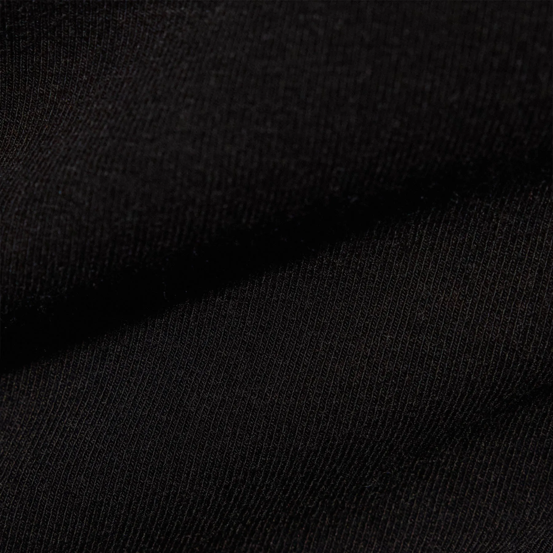 Stretch Lotus Ribbed Dress - Black