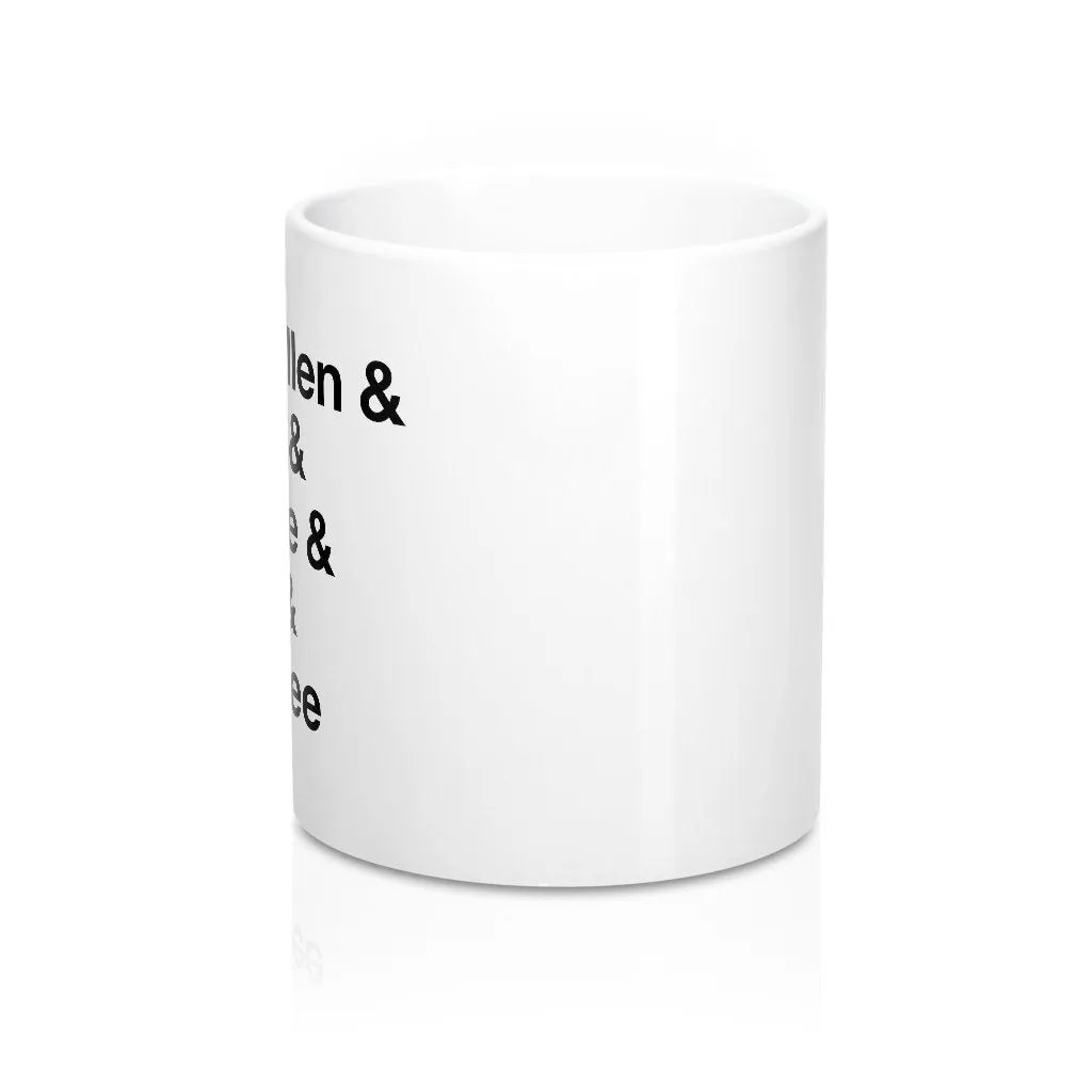 Substitute Teacher Names Coffee Mug