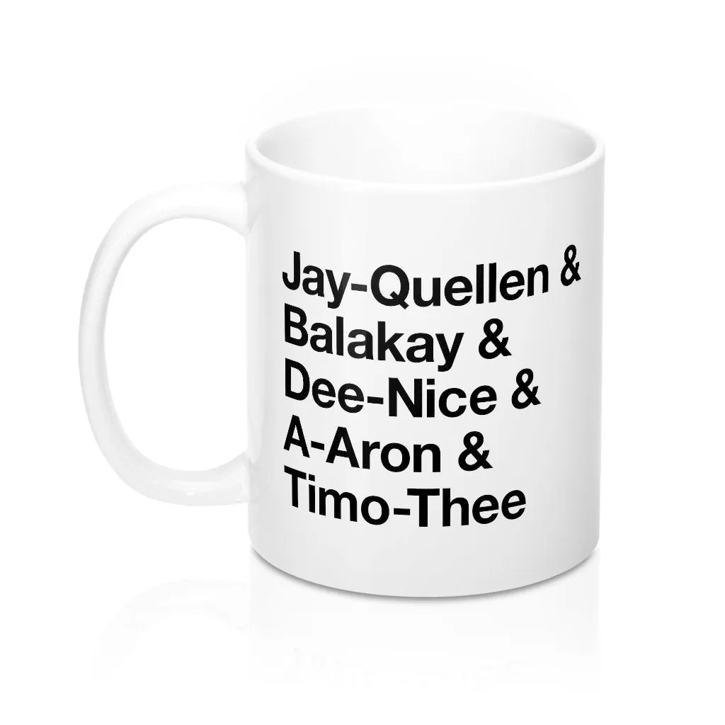 Substitute Teacher Names Coffee Mug