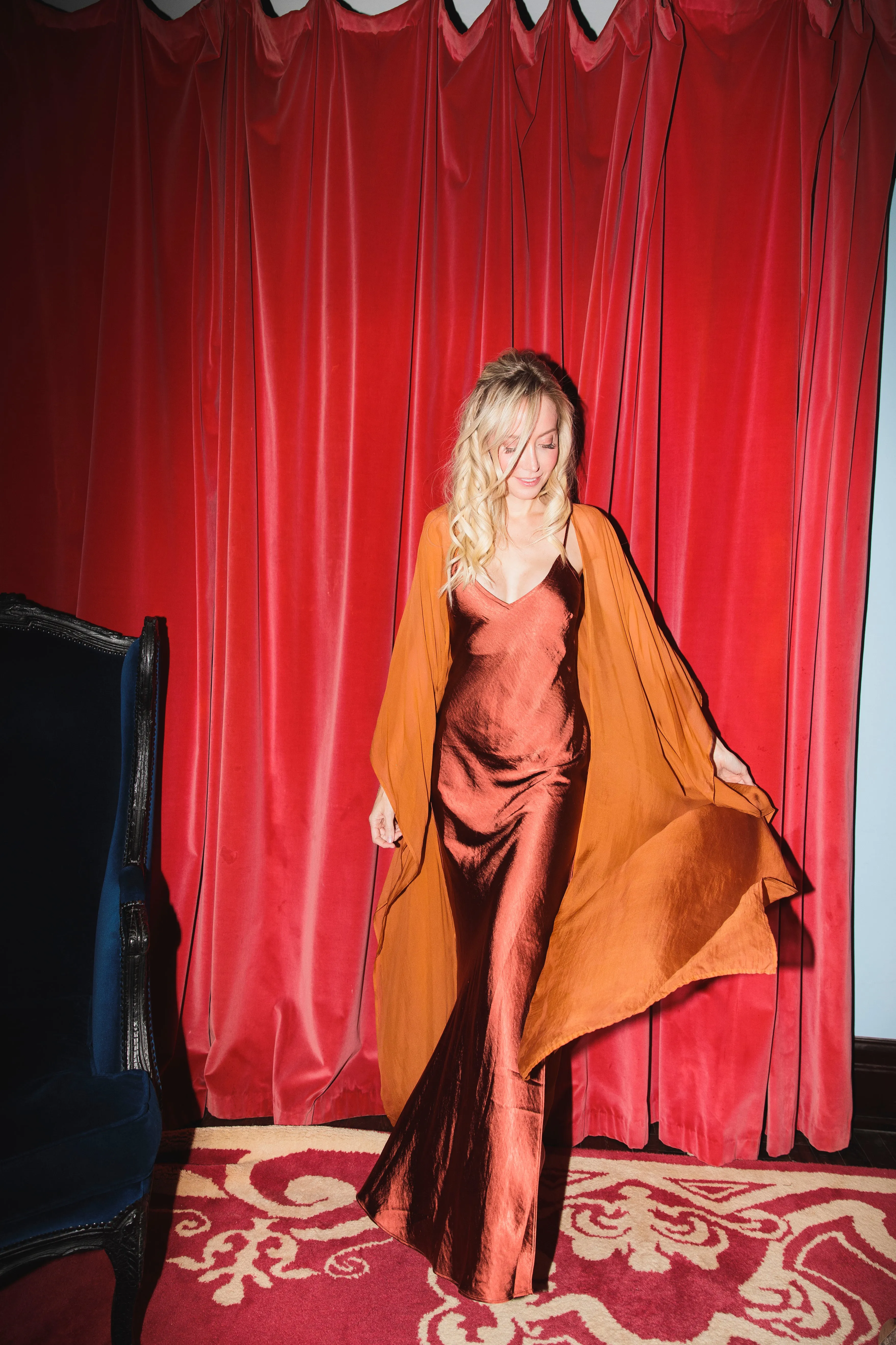 SukiSo Women's Hydra Robe in Rust - Curve