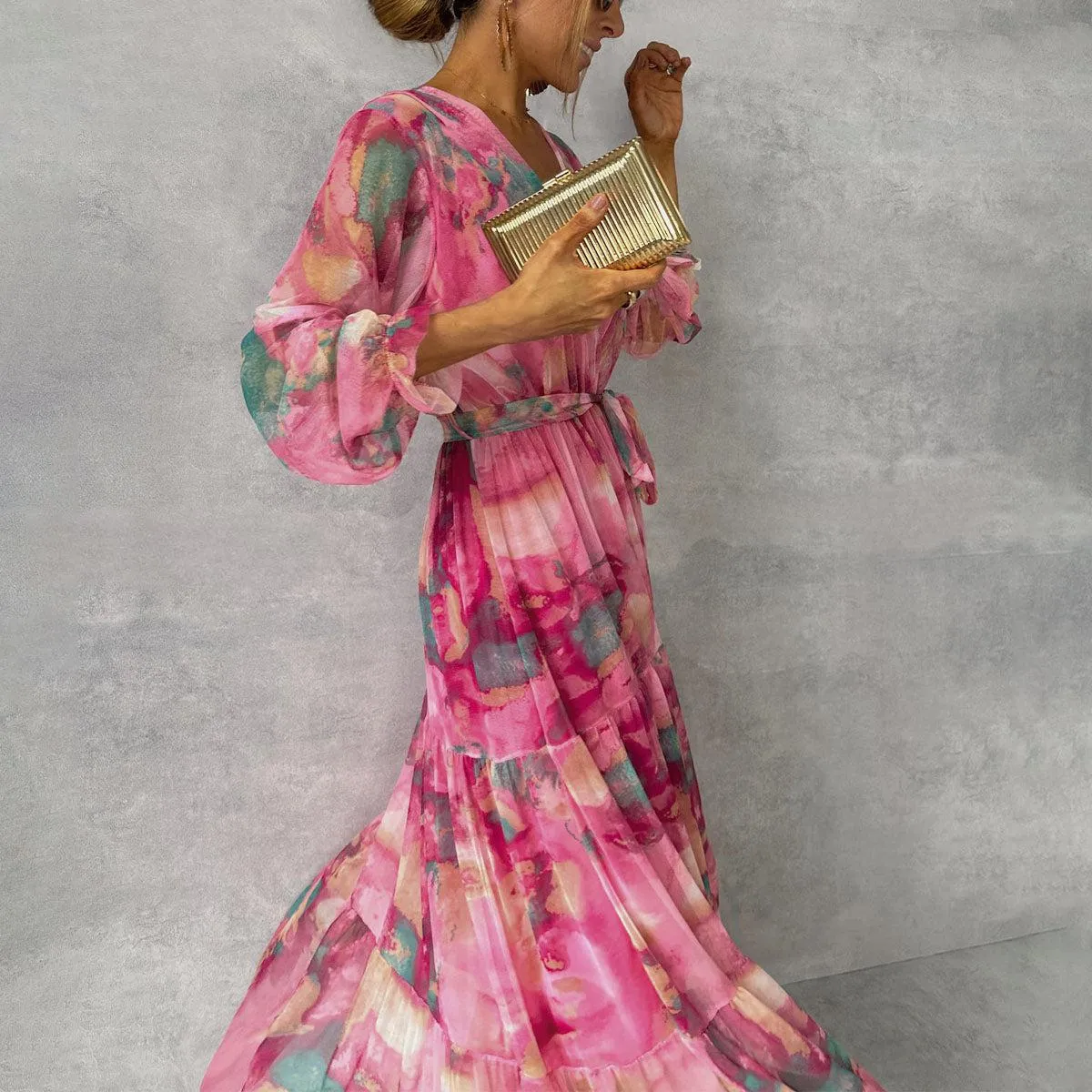 Summer Breeze™ | Women's Long Sleeve Summer Dress | Lightweight Fabric, Casual Fit & Trendy Design