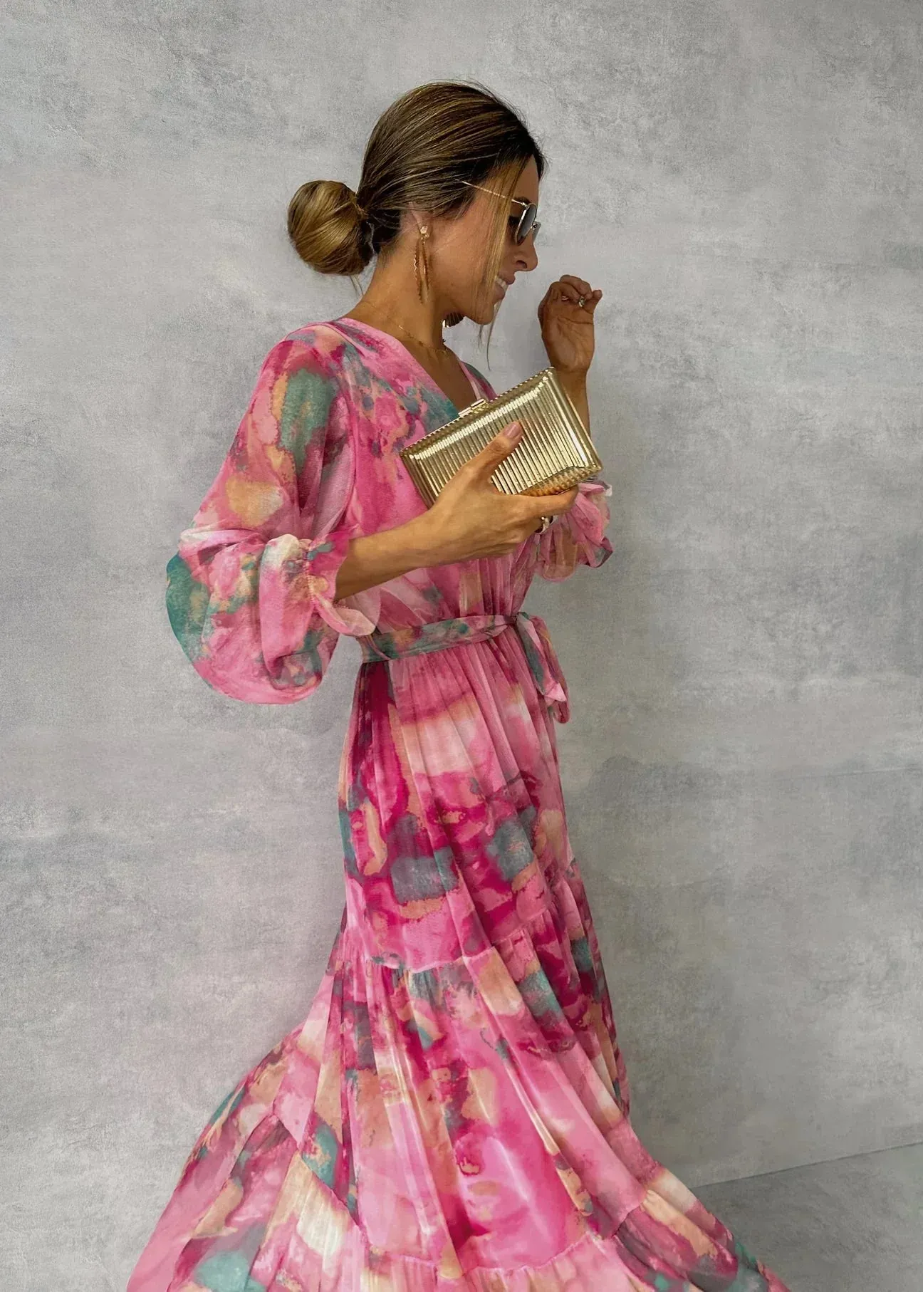 Summer Breeze™ | Women's Long Sleeve Summer Dress | Lightweight Fabric, Casual Fit & Trendy Design