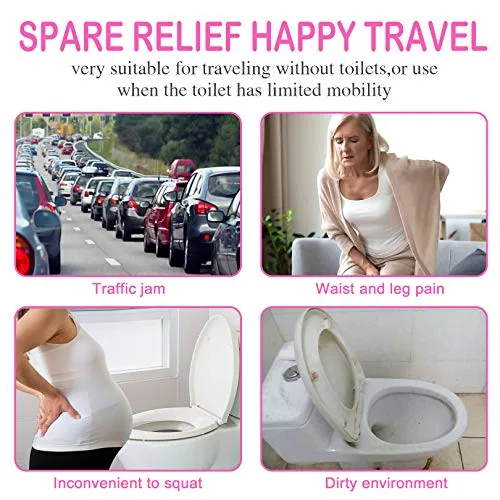 Sunany Reusable Female Urinal - Portable Women's Pee Funnel for Camping & Travel
