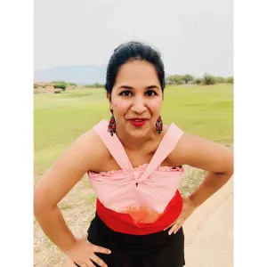 Sunset Pink Ombre Top