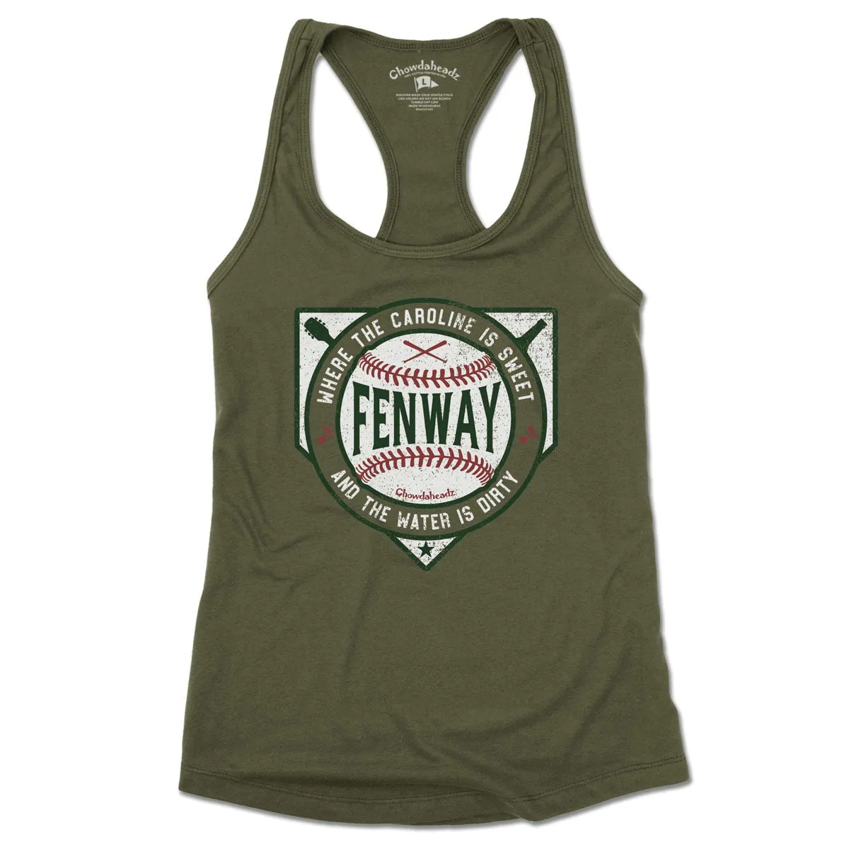 Sweet Caroline Dirty Water Fenway Ladies Tank Top