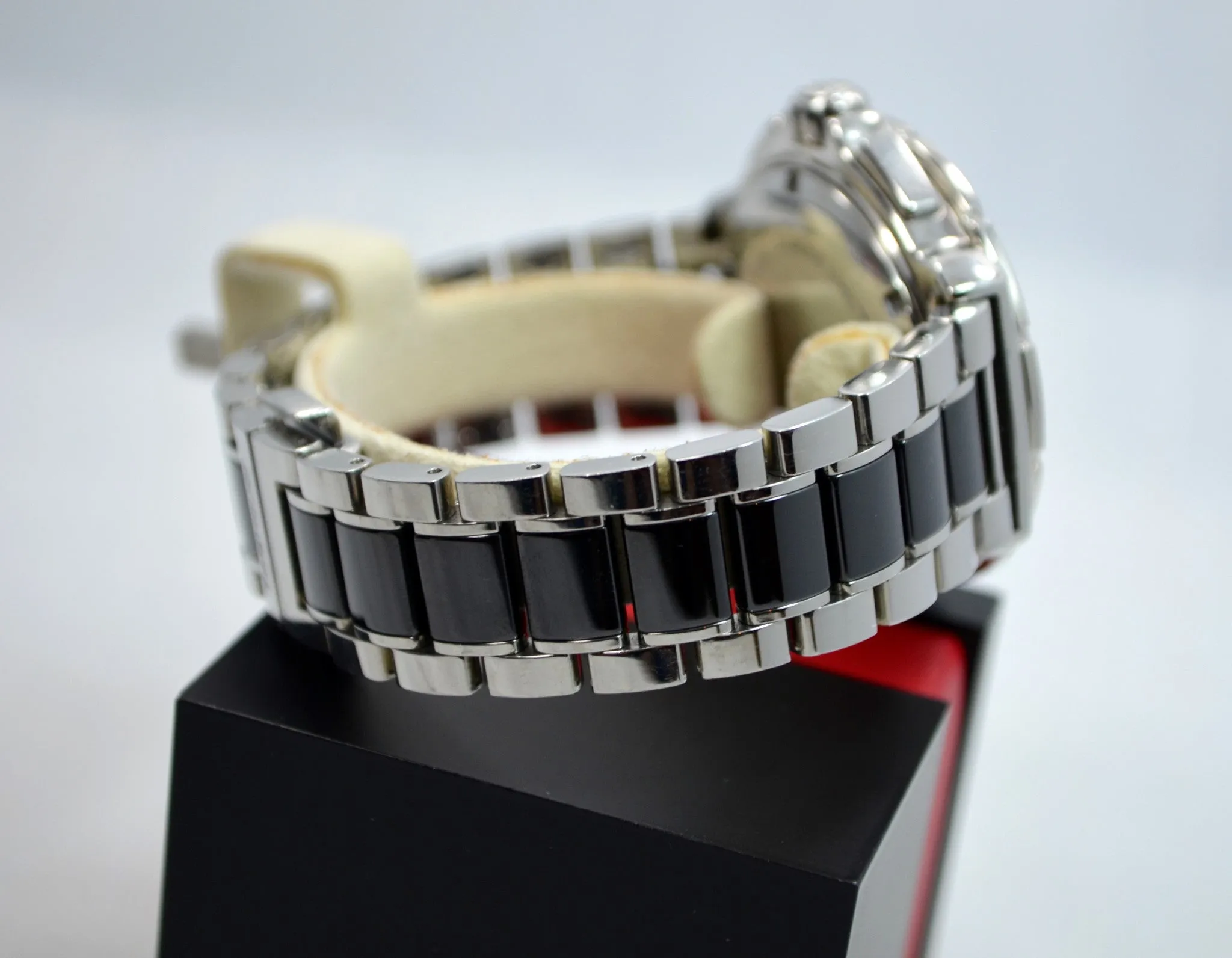 TAG Heuer Formula One CAH1212 Steel Ceramic Diamond Quartz Chronograph Wristwatch