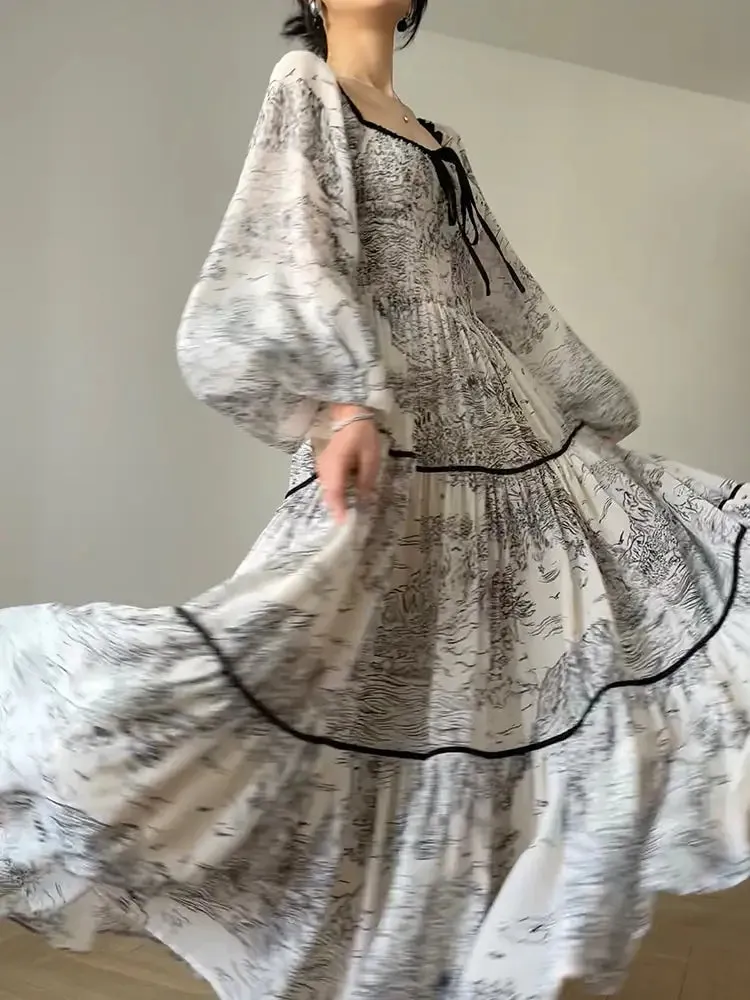 Tasha's French Long Dress