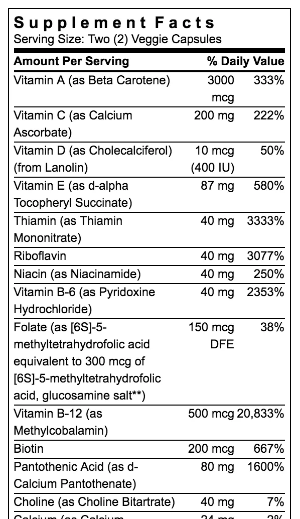 Teen Girls Daily Multivitamins, 60 vcap