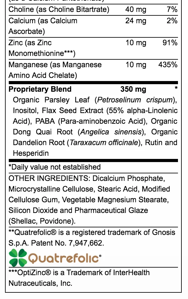 Teen Girls Tab Daily Multi Vitamin, tabs
