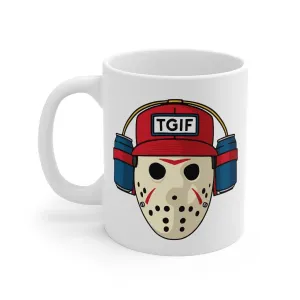 TGIF Jason Coffee Mug