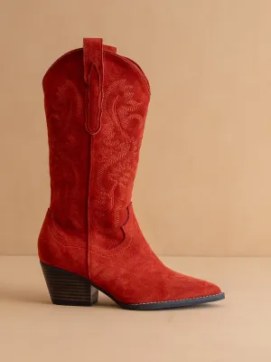 The Amaya | Red Classic Western Boot