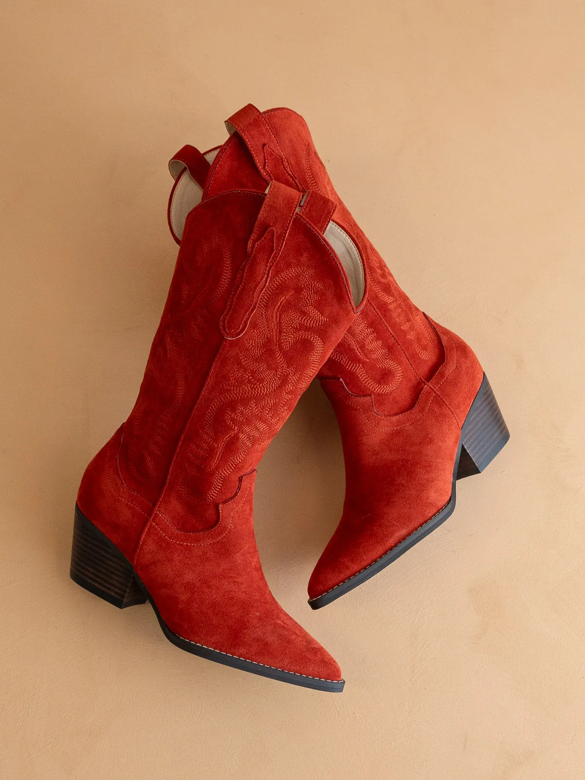 The Amaya | Red Classic Western Boot