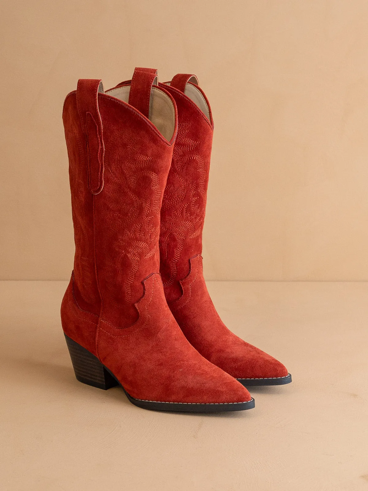 The Amaya | Red Classic Western Boot