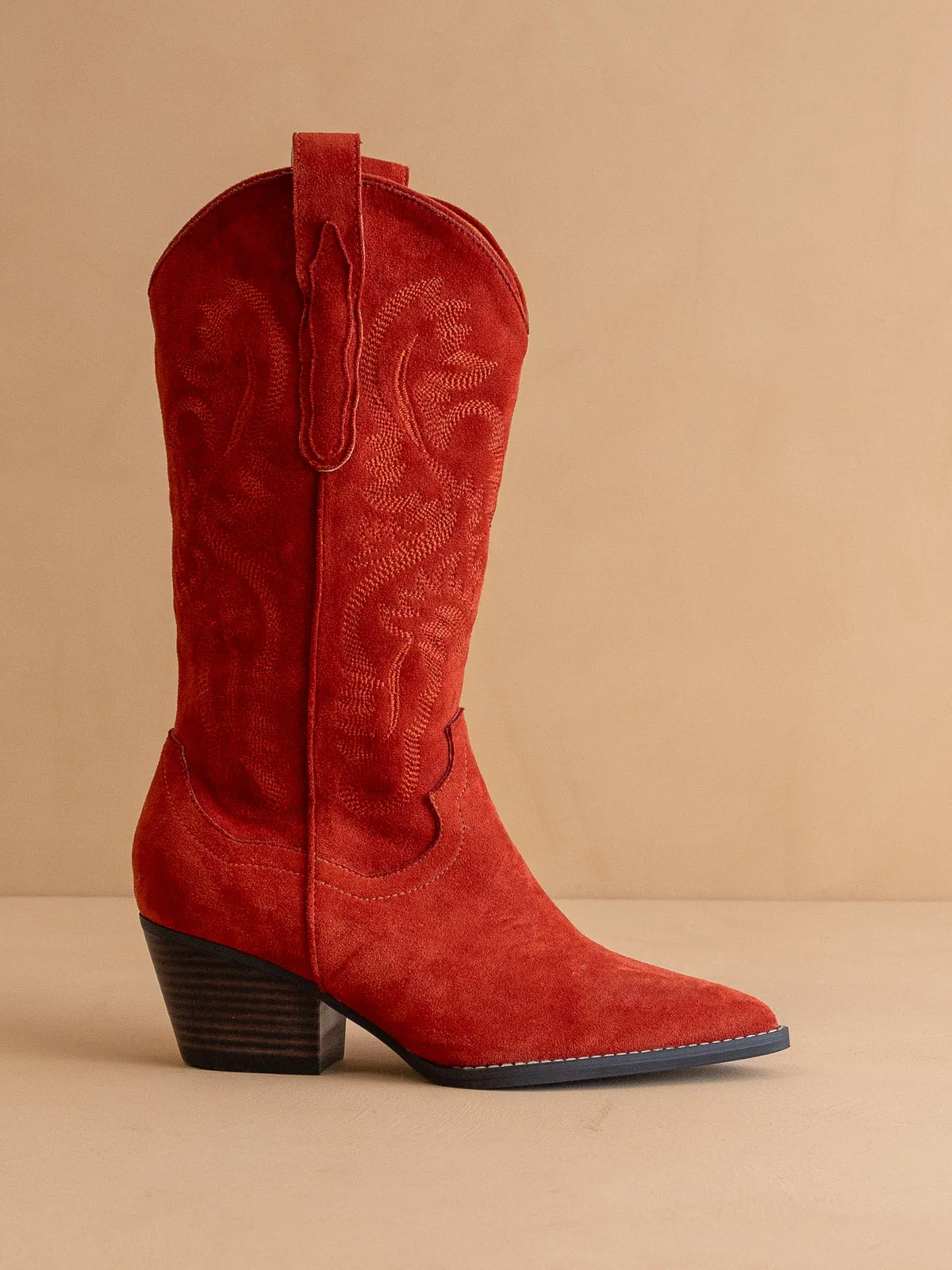 The Amaya | Red Classic Western Boot