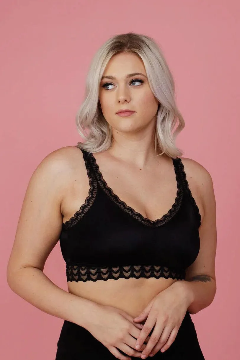 The Hannah Cooling Bralette in White