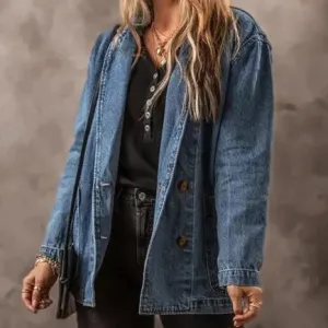The Jessica Denim Jacket in Sail Blue