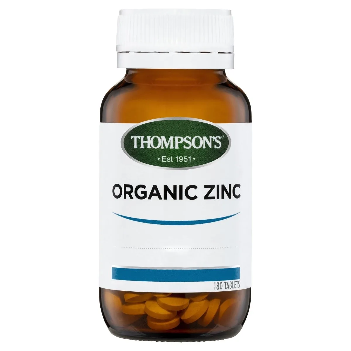 Thompson's Organic Zinc 180 Tablets