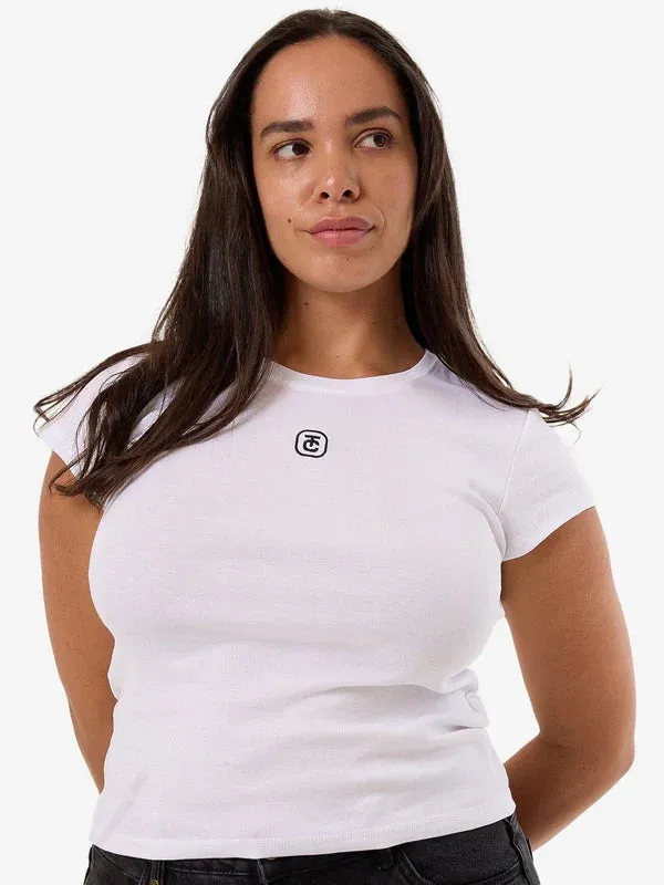 Thrills TC Foundation Cap Sleeve Tee - White