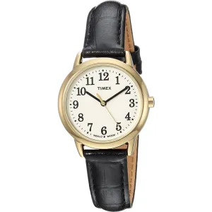 Timex Women's Easy Reader Leather Strap 30mm Watch