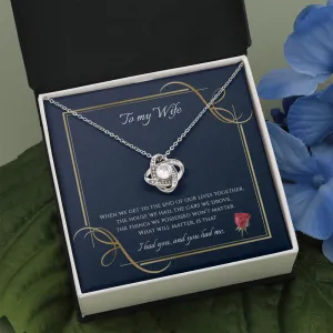 To The End Love Knot Necklace